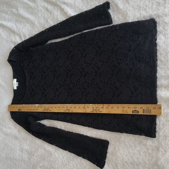 Black Lace Dress, Size Med - Picture 2 of 9